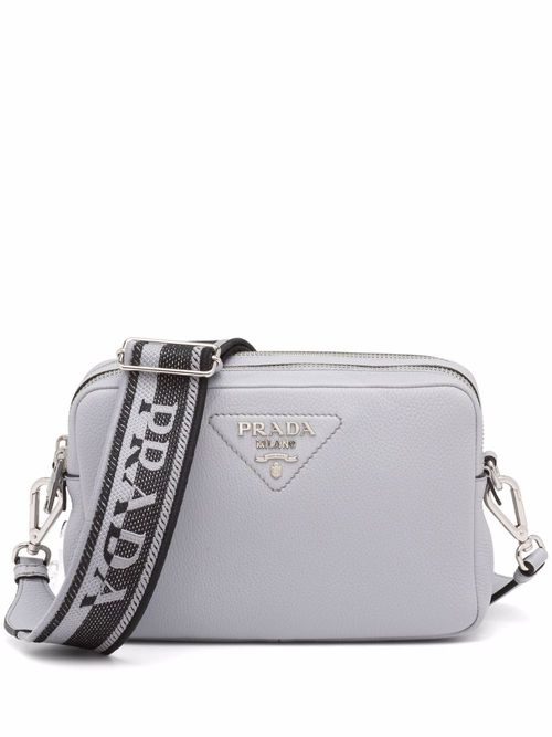 Prada Prada Identity logo-plaque Shoulder Bag - Farfetch