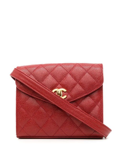 CHANEL Pre-Owned 1992 Small Diana CC Crossbody Bag - Farfetch