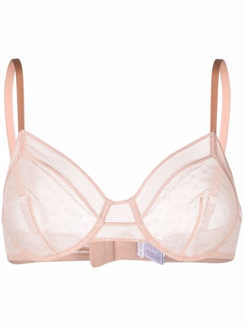 ERES sheer lace bra - Neutrals