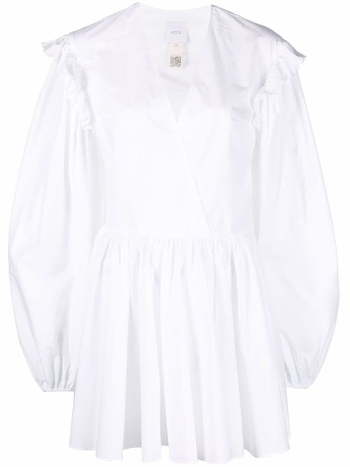 Patou V-neck cotton dress -...