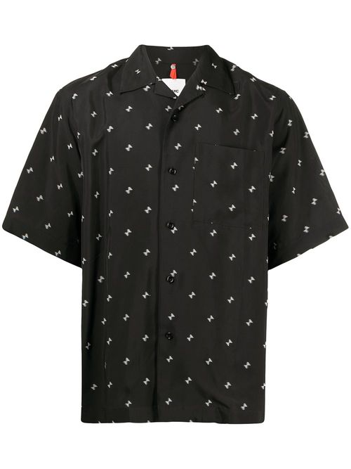 OAMC triangle-print shirt -...