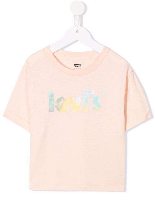 Levi's Kids logo-print cotton...