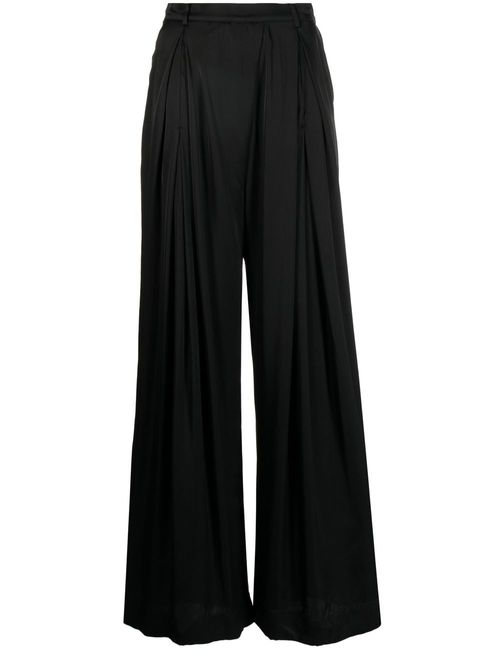 Goen.J wide-leg pleated...