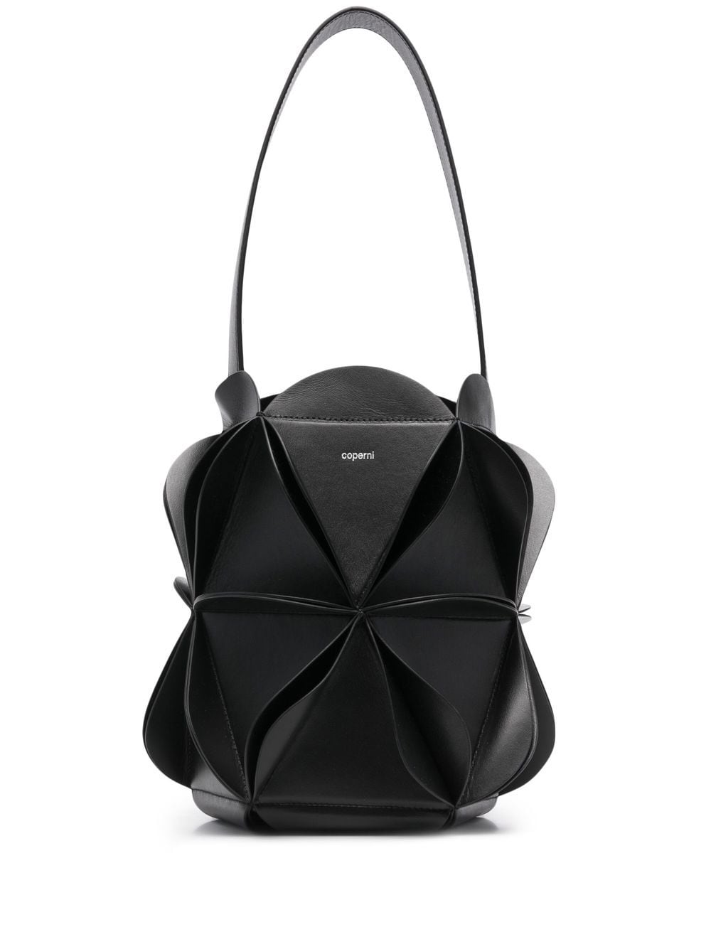 COOTIE LEATHER BUCKET BAG-