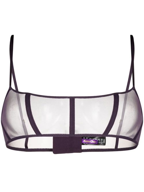 Maison Close Mesh Underwired Bra - Farfetch