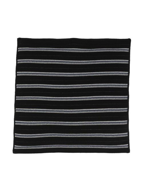 Barrie striped knitted scarf...