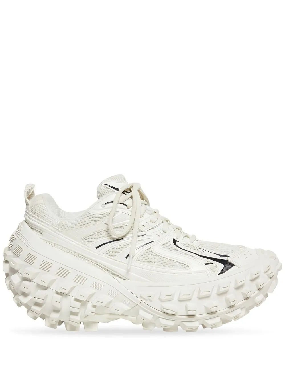 Balenciaga Bouncer chunky sole sneakers 9110 EGGSHELL BLACK