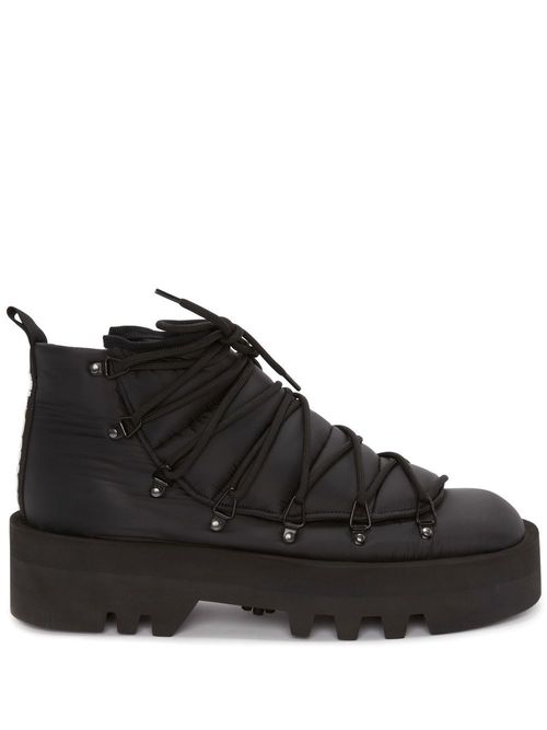 JW Anderson padded lace-up...