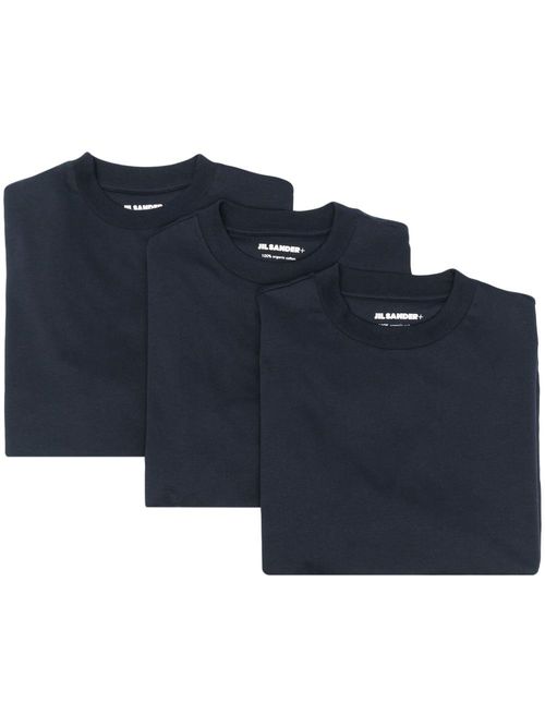 Jil Sander logo-patch T-shirt...