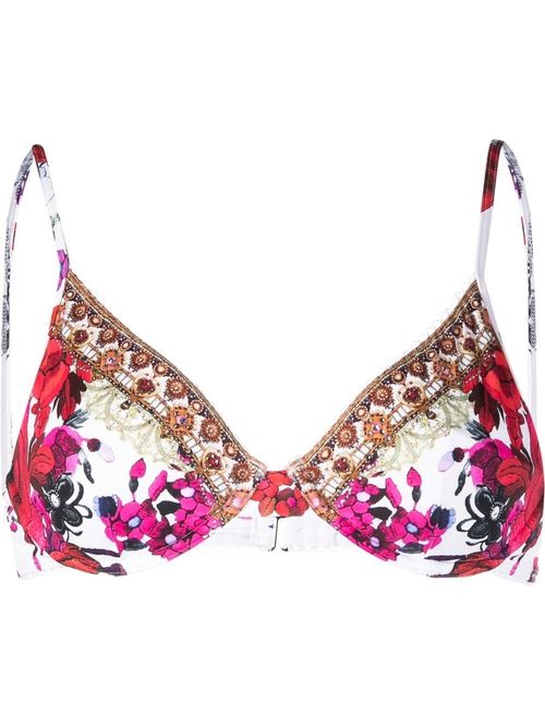 Camilla graphic-print bikini...