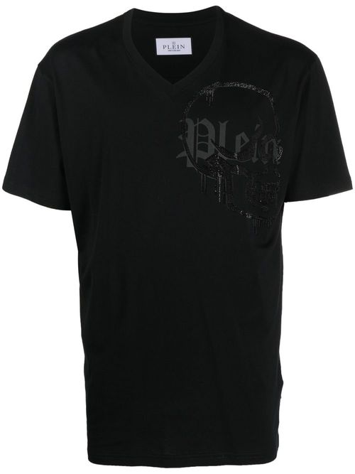 Philipp Plein V-neck logo...