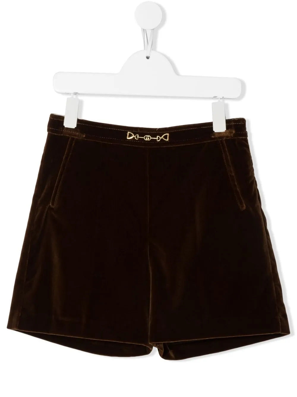 Gucci velvet shorts sale
