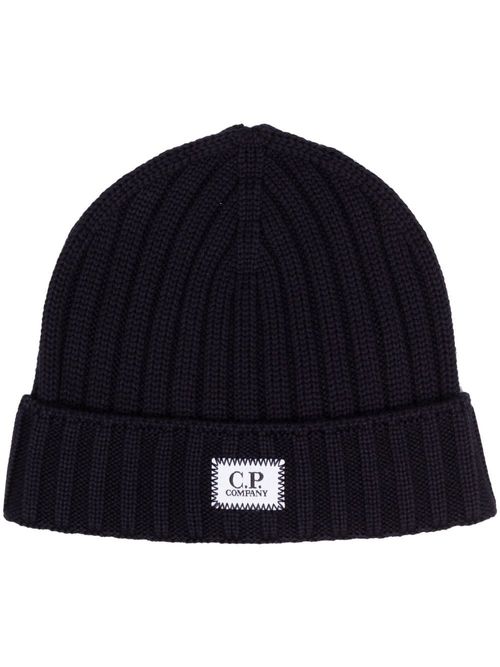 C.P. Company logo-patch wool...