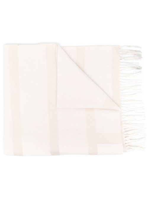 TOTEME Large Monogram Scarf - Neutrals