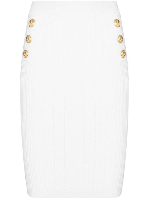 Balmain knitted pencil skirt...