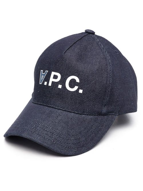 A.P.C. logo-print denim...