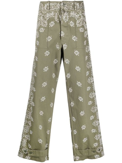 MCM logo-print Silk Pajama Trousers - Farfetch