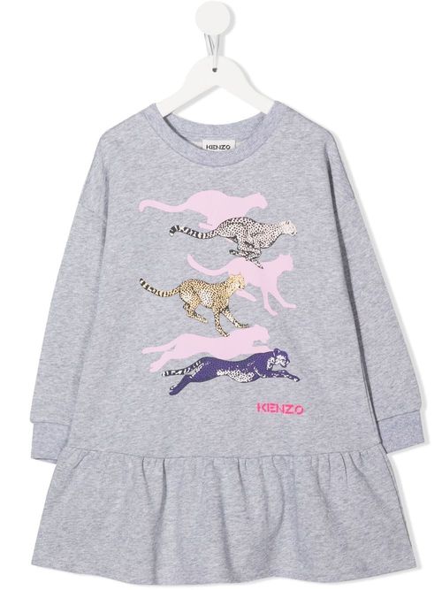 Kenzo Kids TEEN logo ruffle...