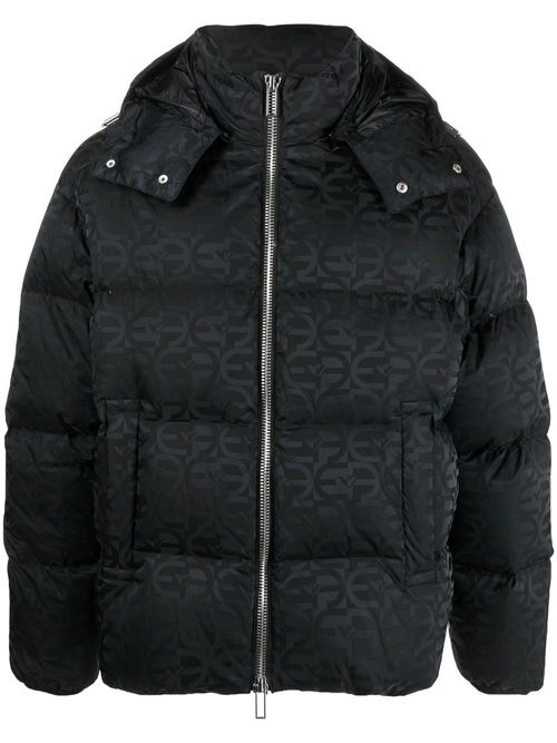 Emporio Armani embossed-monogram Bomber Jacket - Farfetch