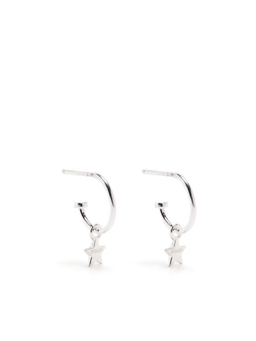 Stolen Girlfriends Club Star Anchor silver sterling earrings