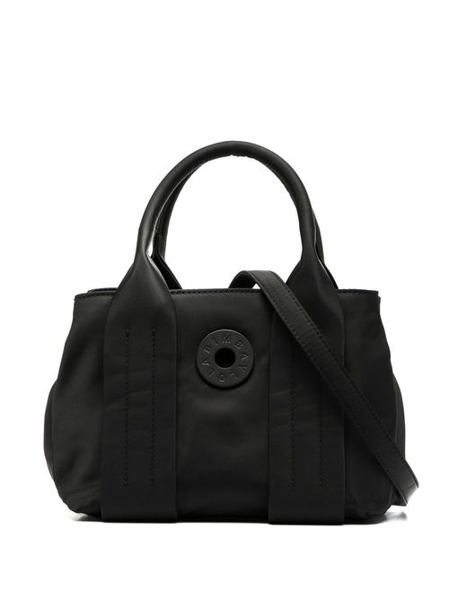 Bimba Y Lola Small logo-plaque marke-up Bag - Black