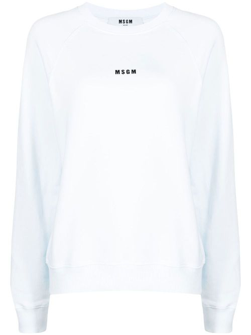 MSGM logo-print sweatshirt -...