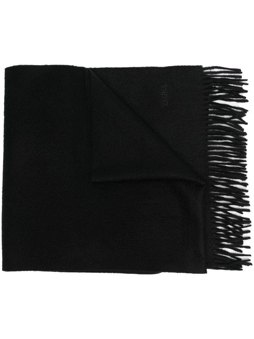 Zegna cashmere knitted scarf...