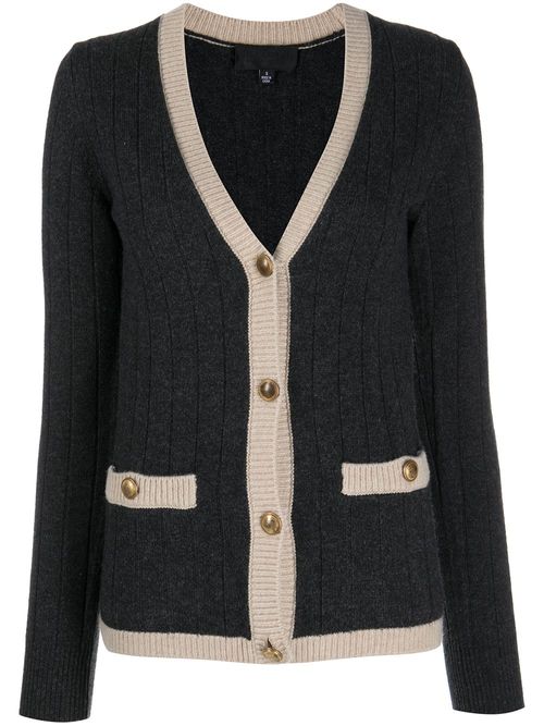 TOTEME V-neck Alpaca wool-blend Cardigan - Farfetch