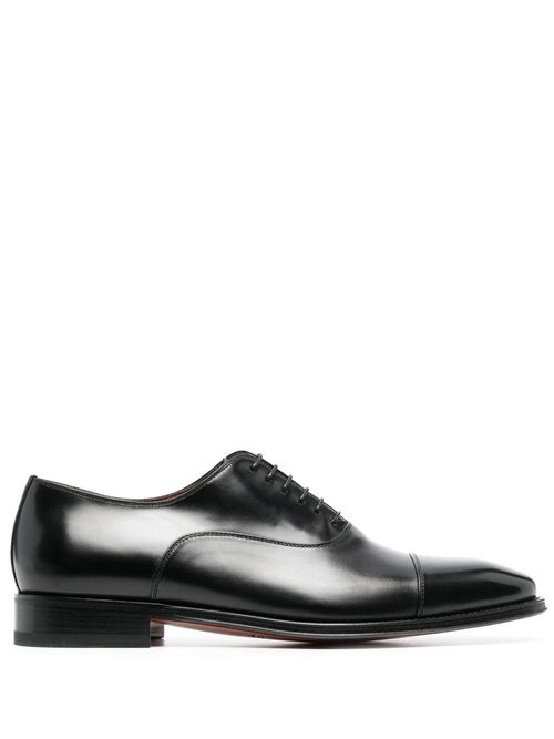 Santoni Patent Leather Oxford Shoes - Farfetch