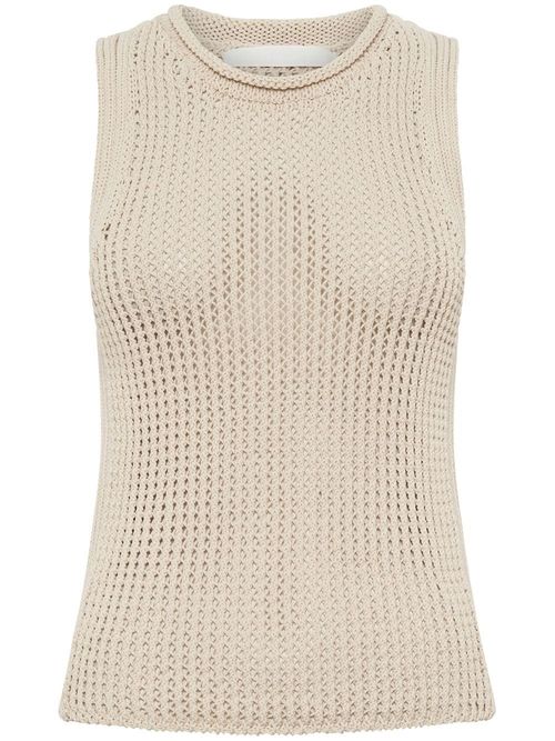 Dion Lee Metallic Mesh Tank Top - Farfetch