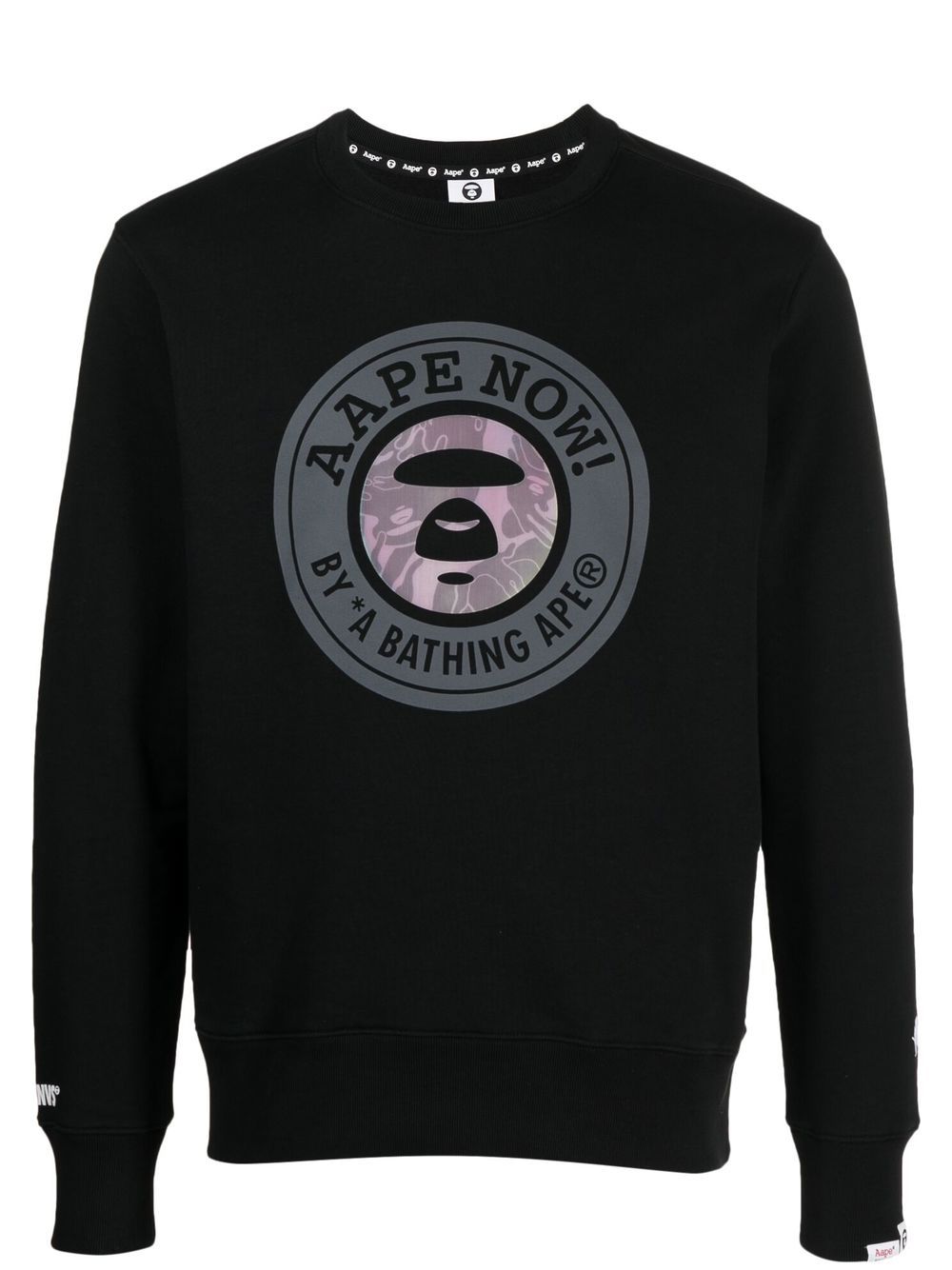 AAPE BY *A BATHING APE® AapeNow graphic sweatshirt - Black