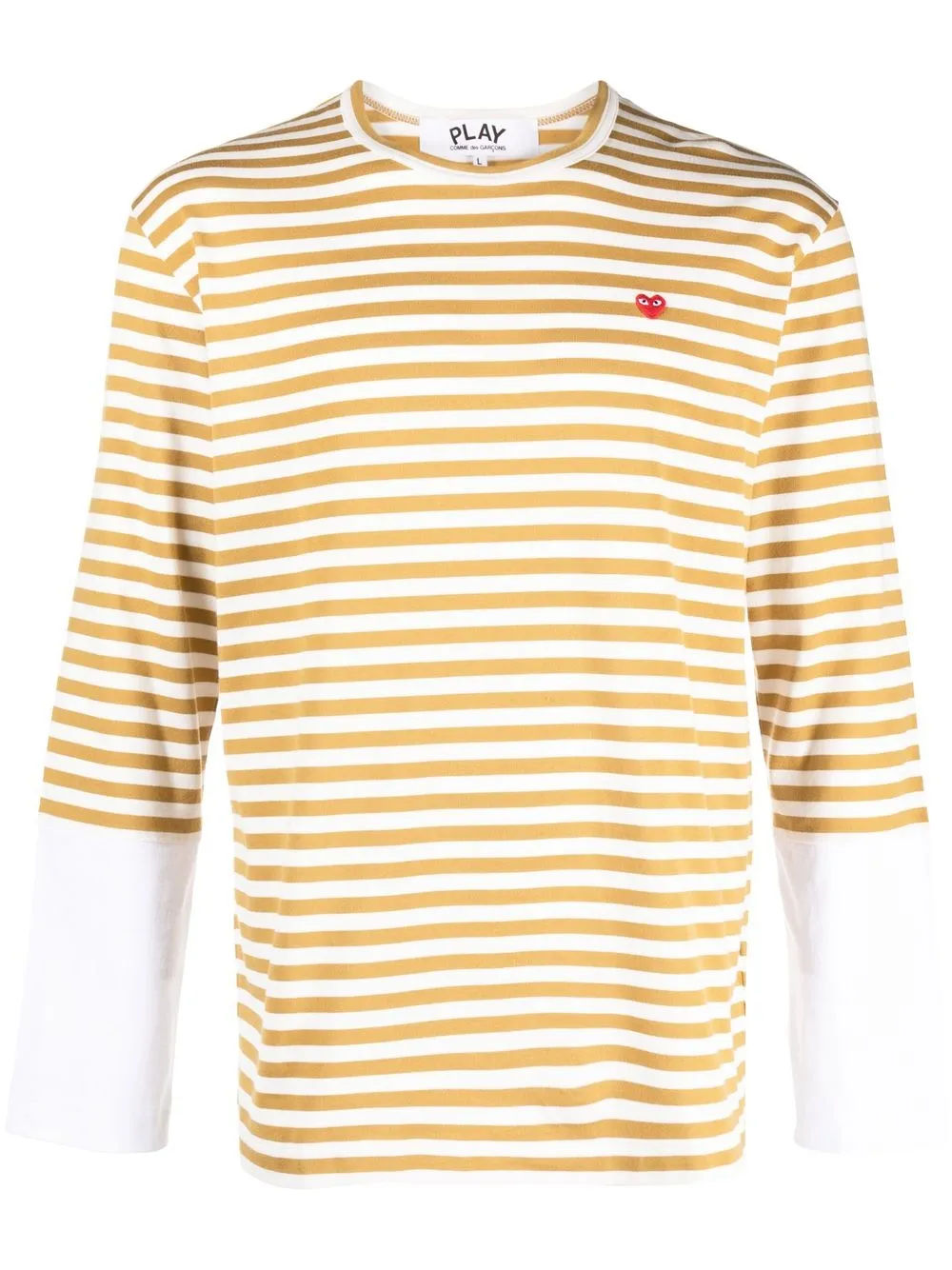Comme des garcons play green cheap stripe