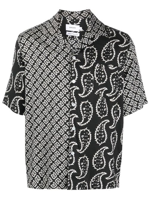 RHUDE paisley-print shirt -...