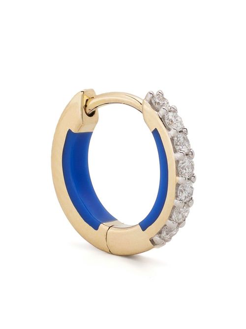 Maria Black gold diamond hoop...