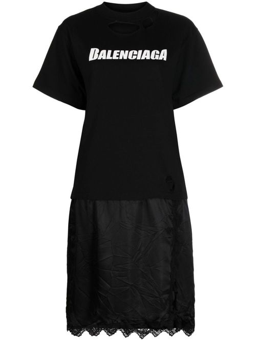 Balenciaga logo-print T-shirt...