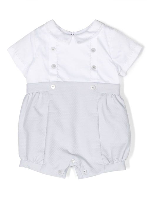 Patachou white and grey romper