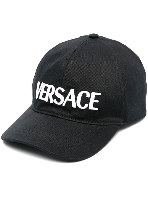 Versace logo-print baseball...