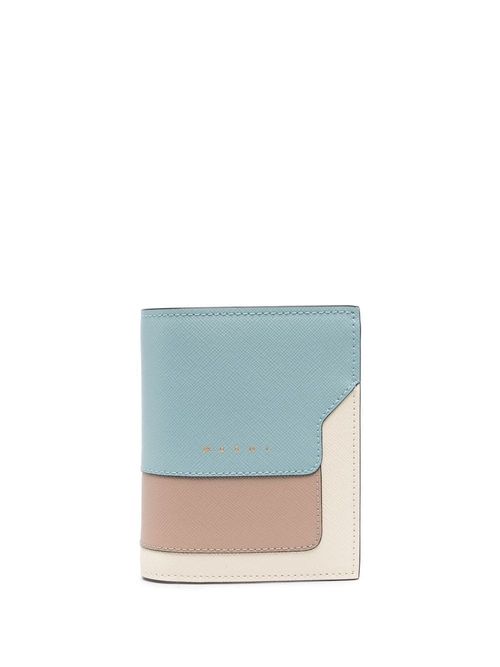 Marni colour-block leather...