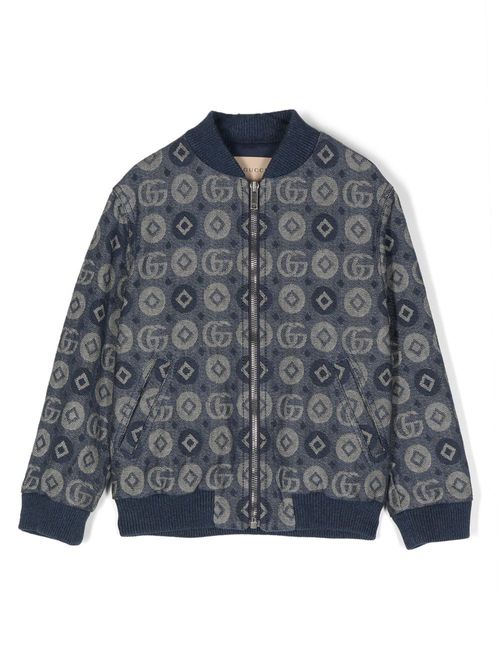 Casablanca monogram-jacquard Bomber Jacket - Farfetch