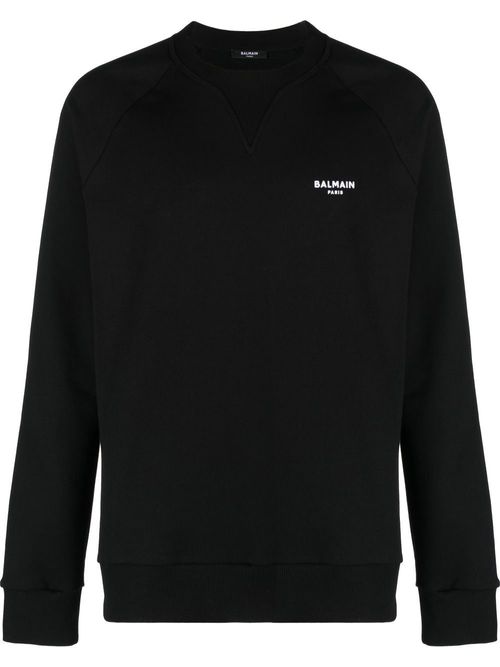 Balmain logo-print sweatshirt...