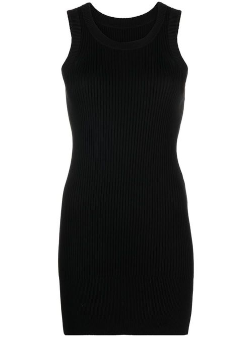 sacai cotton-silk bodycon...