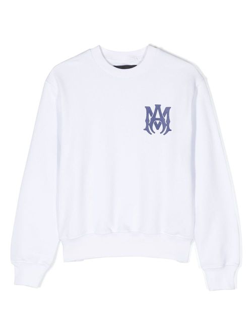 AMIRI KIDS logo-print sweatshirt - White, £187.00