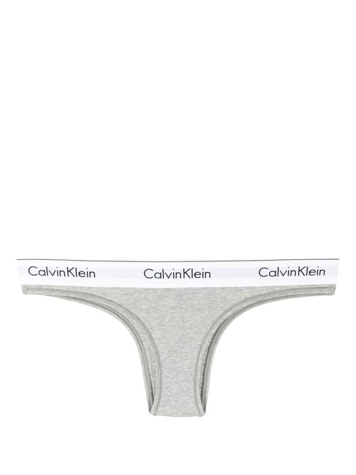 logo waistband thong