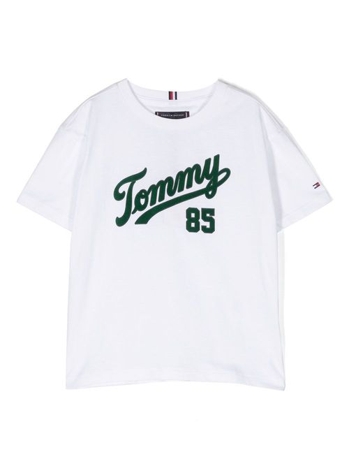 Tommy Hilfiger logo-print Short Sleeved T-shirt - Farfetch