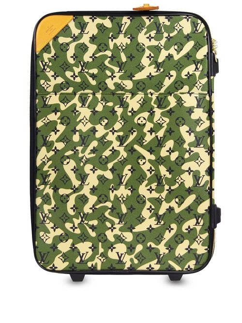 Louis Vuitton 2008 Pre-owned Camouflage Monogram Carry 60 Travel Bag - Green