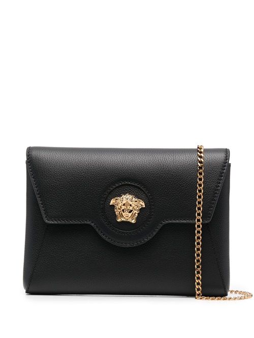 Versace Medusa-plaque leather...