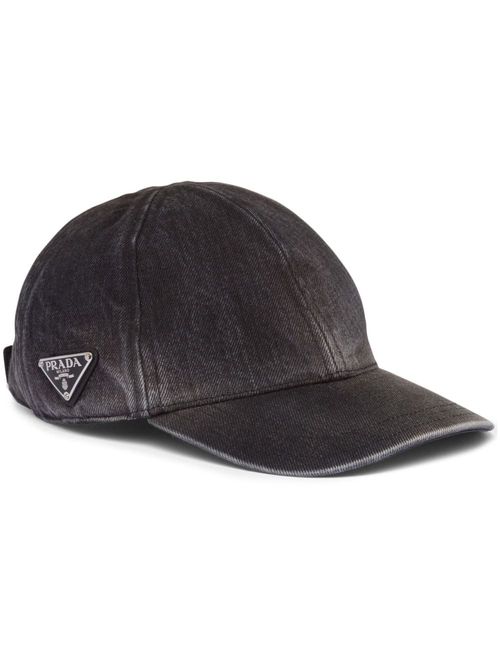 Prada logo-patch baseball cap...