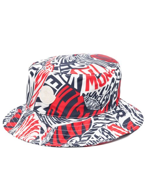 Moncler logo-print bucket hat...