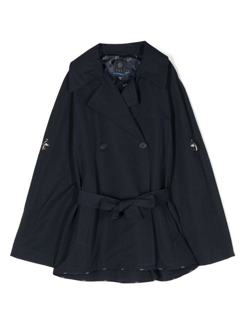 Fay Kids ruffled trench coat...