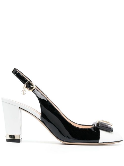 ESSERE two-tone leather pumps...